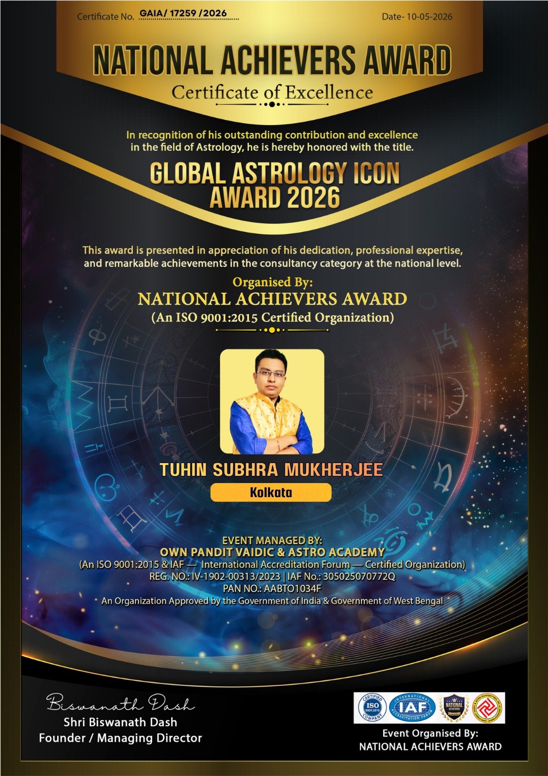 Tuhin Subhra Mukherjee 