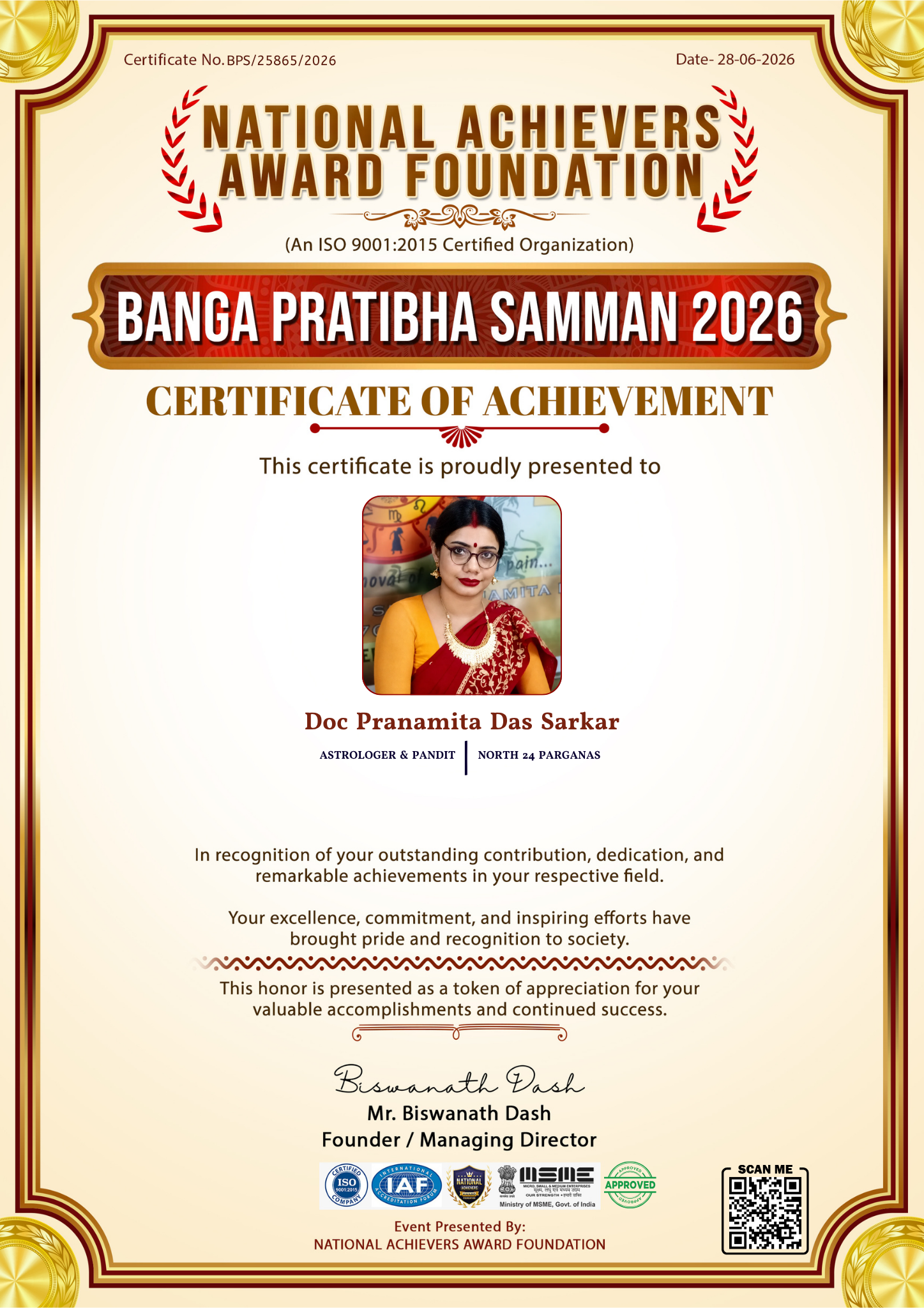 Doc Pranamita Das Sarkar