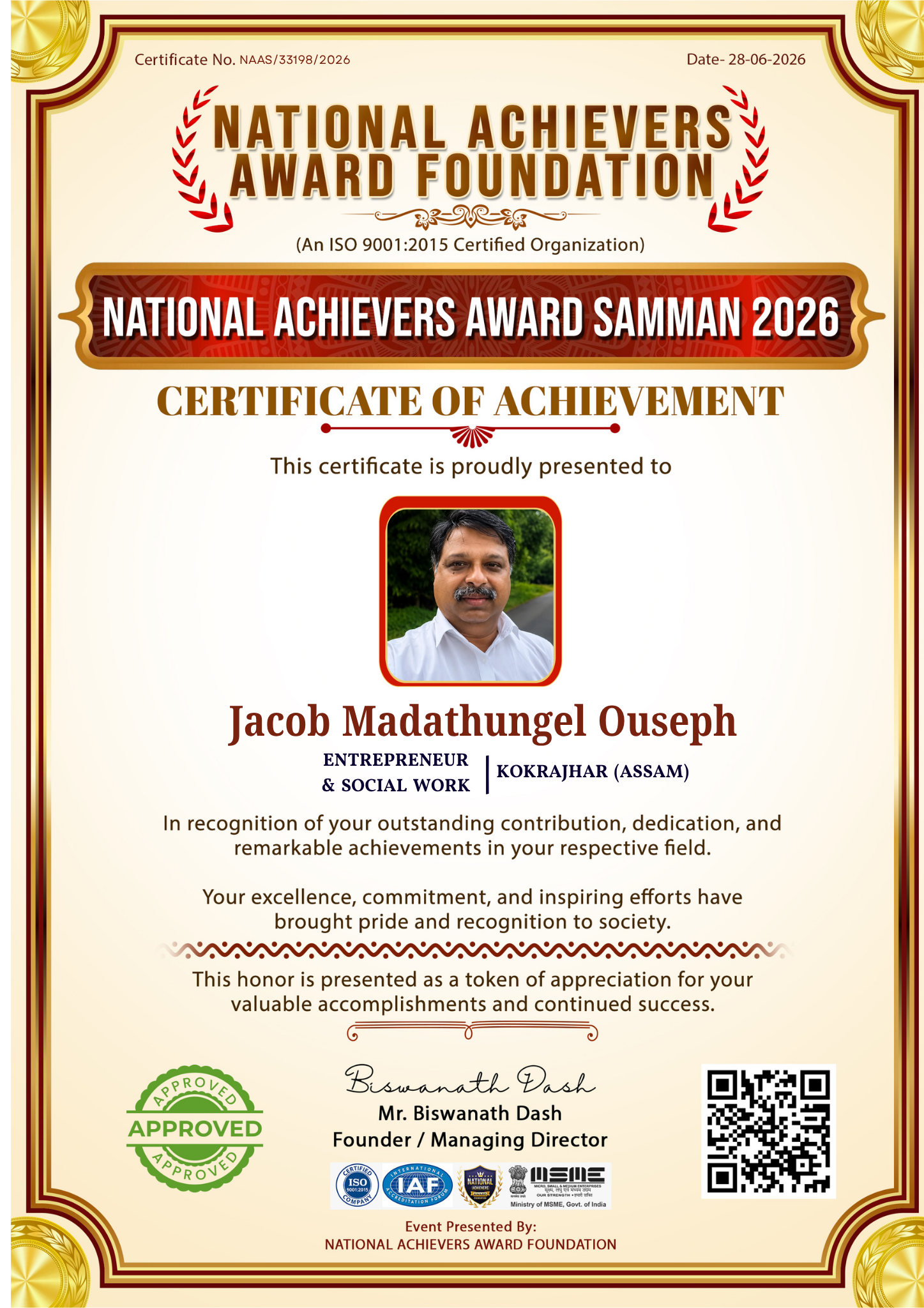 Jacob Madathungel Ouseph
