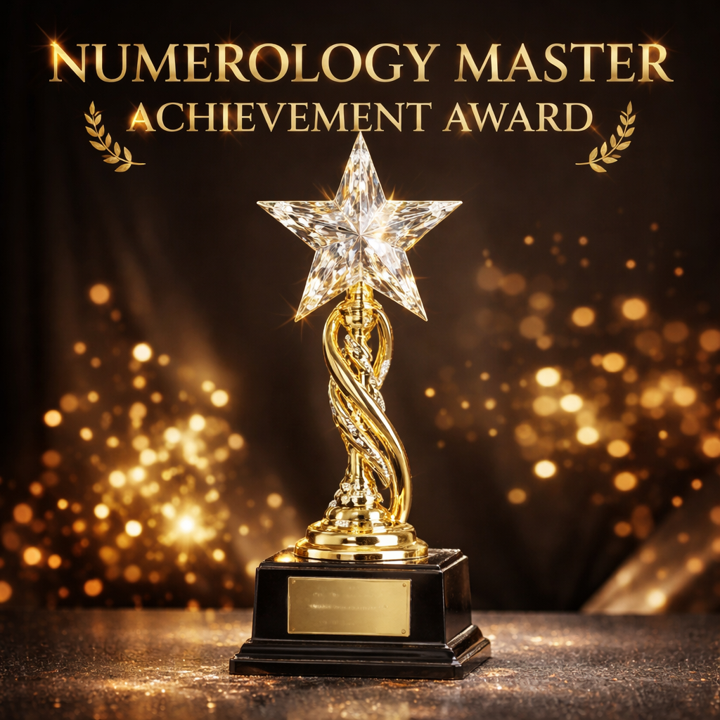 Numerology Master Achievement Award